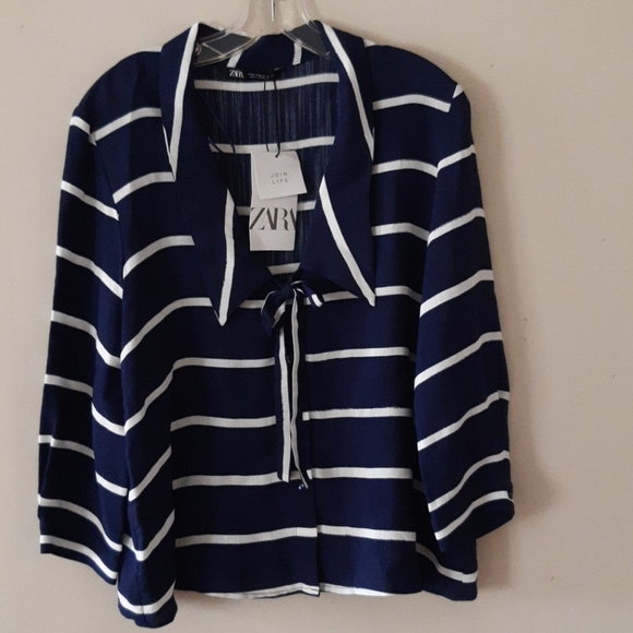 Zara Tops - Zara Sailor Style Blouse